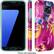 Alt View 12. Speck - CandyShell Inked Back Cover for Samsung Galaxy S7 - Mykonos blue, Wild tropic fuchsia.