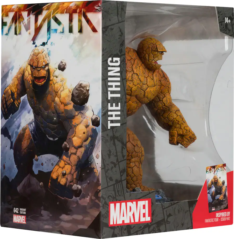 Thing Mini Marvels McFarlane Toys Marvel The Thing 1:10th Scale Collectible with Scene ...