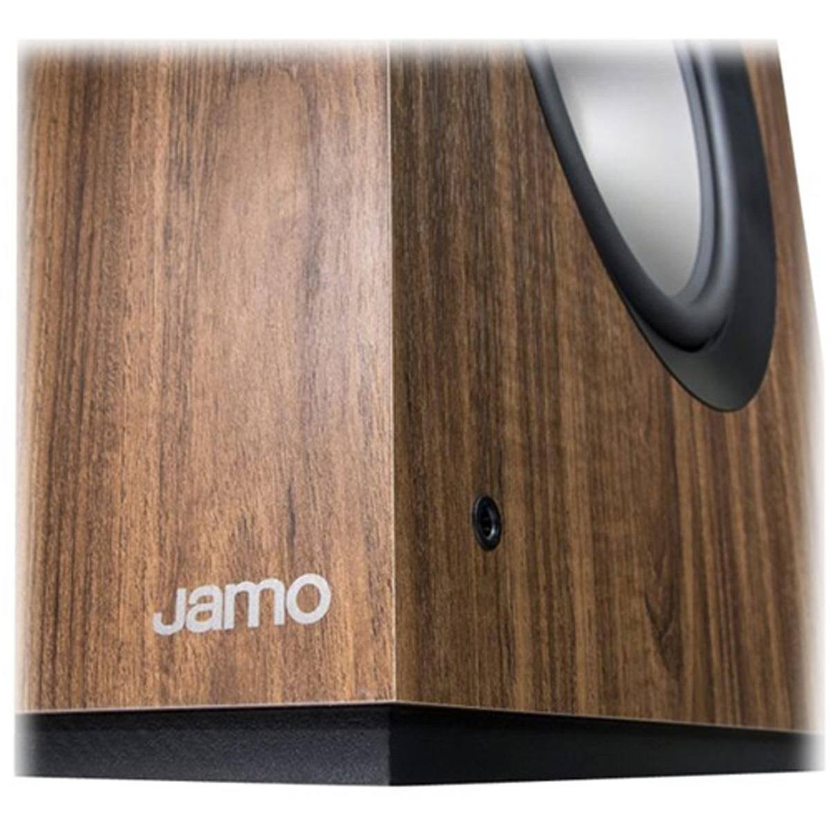 Alt View 8. Jamo - Jamo S 810 SUB 10" 150W 2-Channel Subwoofer, Walnut.