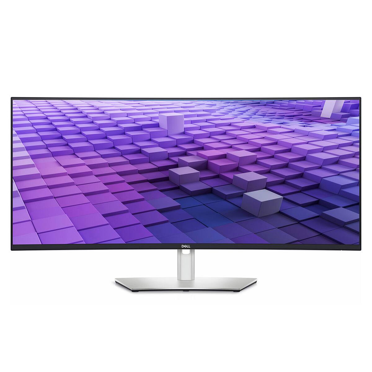 Left. Dell - UltraSharp U3824DW 38" 3840 x 1600 60Hz 21:9 Curved Monitor with Cables and Accessories.