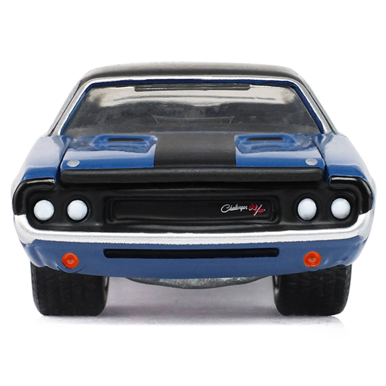 Alt View 3. Greenlight - 1970 Dodge Challenger Blue with Black Top "America 250 Edition" "Anniversary Collection" 18 1/64 Model Car by Greenlight.