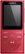 Left Zoom. Sony - Walkman NW-E394 8GB* MP3 Player - Red.