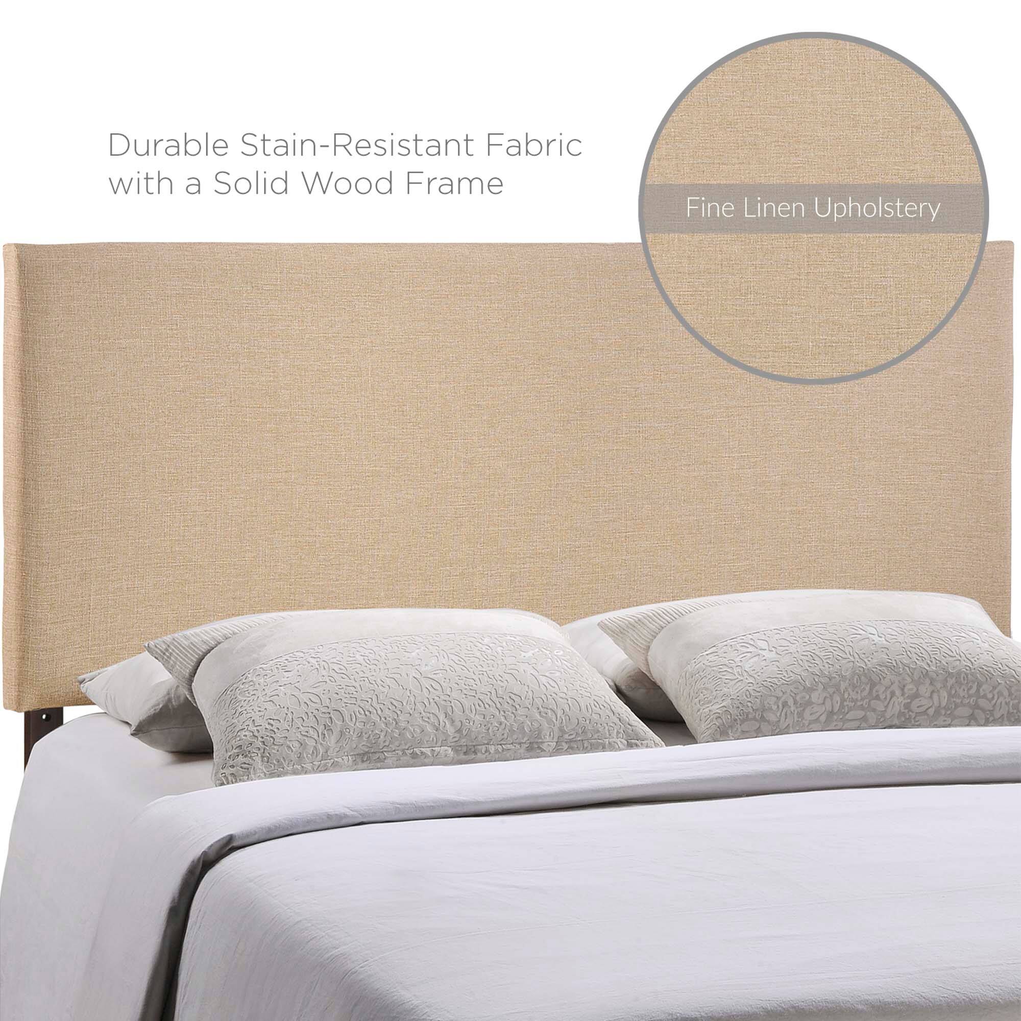 Durable Stain-Resistant Fabric with a Solid Wood Frame  
Fine Linen Upholstery