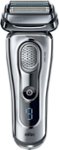Angle Zoom. Braun - Series 9 Clean & Charge Wet/Dry Electric Shaver - Silver.