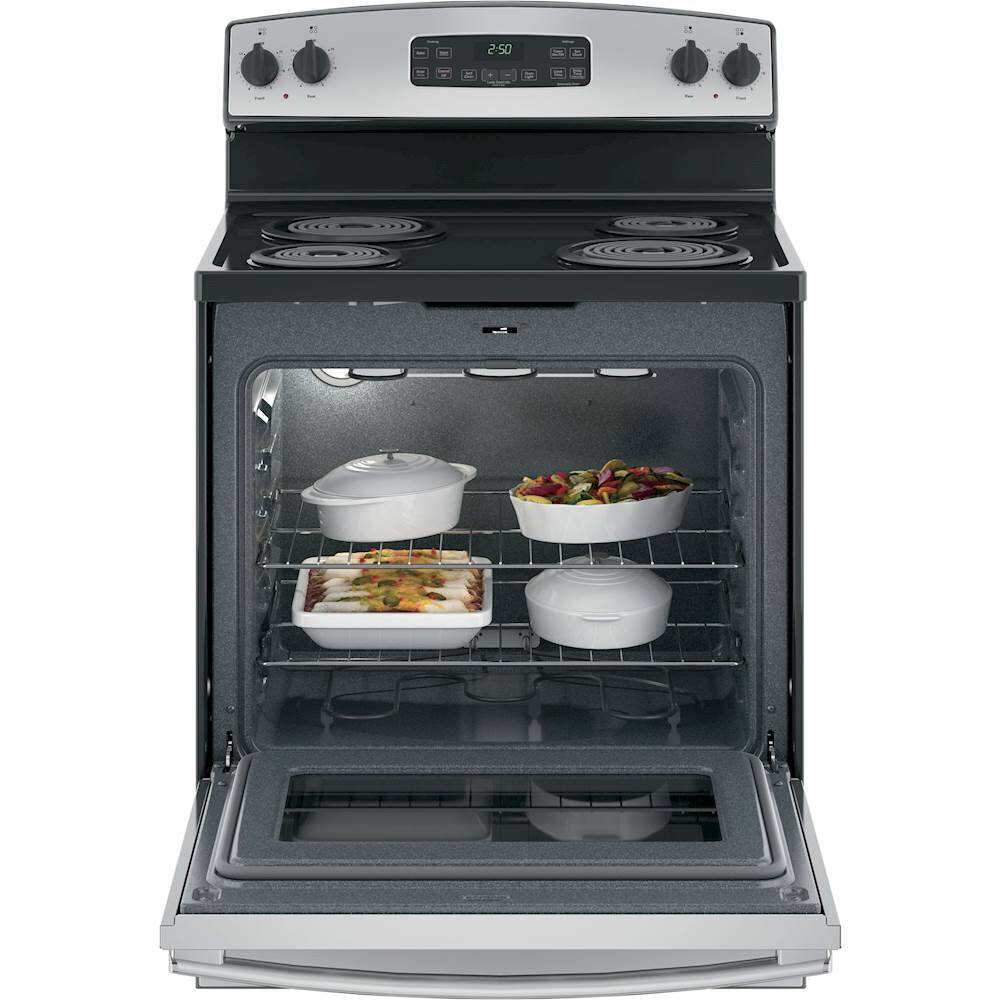 Best Buy: GE 5.3 Cu. Ft. Self-Cleaning Freestanding Electric Range ...