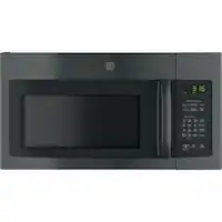 GE - 1.6 Cu. Ft. Over-the-Range Microwave with Convenience Cooking Controls - Black - Front_Zoom