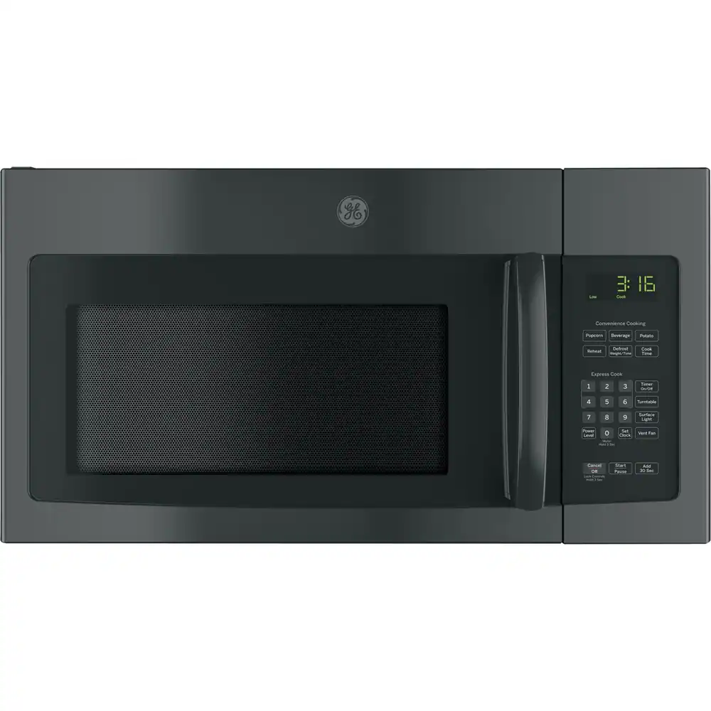 GE - 1.6 Cu. Ft. Over-the-Range Microwave with Convenience Cooking Controls - Black
