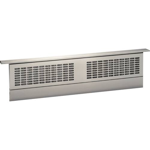 GE - Universal 30" Telescopic Downdraft System - Stainless Steel - Larger Front