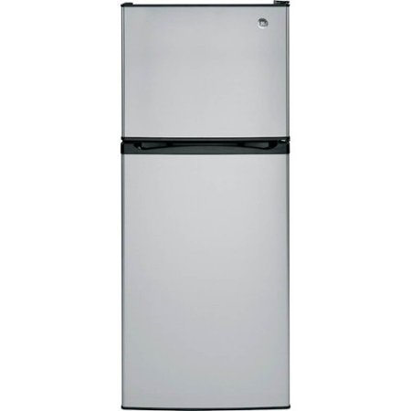 GE - 11.6 Cu. Ft. Top-Freezer Refrigerator - Stainless Steel