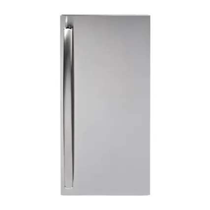 Front. GE Profile - Ice Maker Door Kit - Stainless Steel.