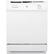 Front. GE - 24" Built-In Dishwasher - White.