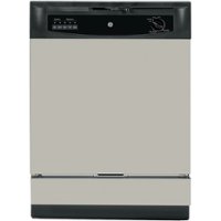 GE - 24" Built-In Dishwasher - Silver - Front_Zoom