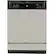 Front. GE - 24" Built-In Dishwasher - Silver.