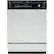 Front. GE - 24" Built-In Dishwasher - Stainless Steel.