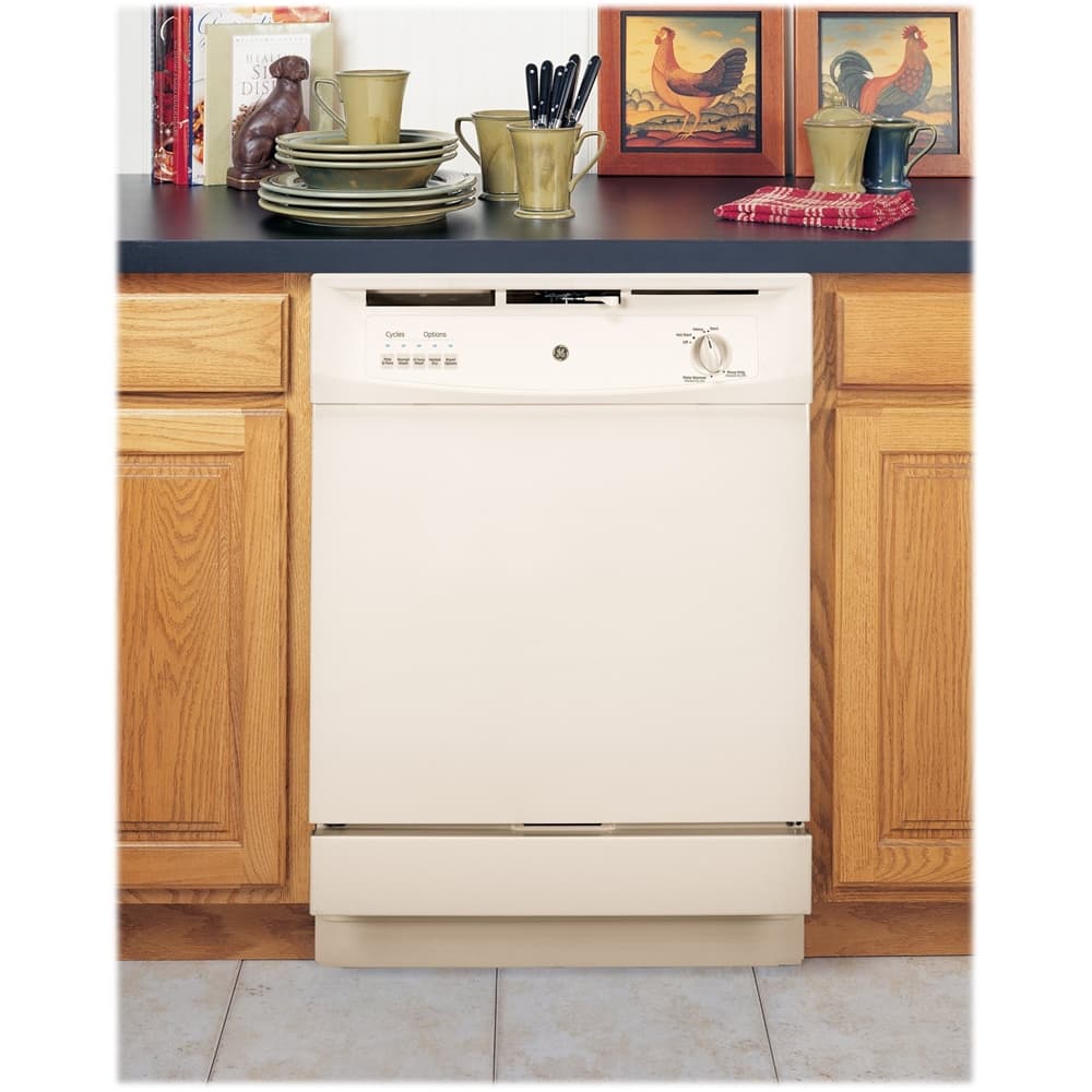 Alt View 12. GE - 24" Built-In Dishwasher - Bisque.