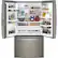 Alt View 11. GE Profile - 23.1 Cu. Ft. French Door Counter-Depth Refrigerator with Internal Water Dispenser - Fingerprint resistant slate.