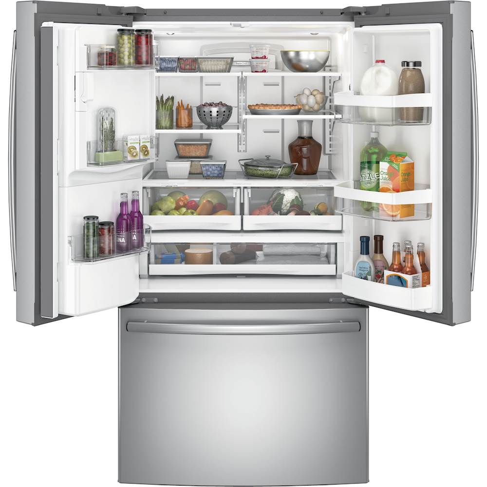 Customer Reviews: GE 25.8 Cu. Ft. French Door Refrigerator GFE26GSKSS ...