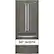 Front. GE - 20.8 Cu. Ft. French Door Refrigerator - Slate.