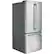 Angle. GE - 20.8 Cu. Ft. French Door Refrigerator - Stainless steel.