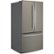 Angle. GE - 28.7 Cu. Ft. French Door Refrigerator with LED Lighting - Slate.