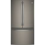 GE - 28.7 Cu. Ft. French Door Refrigerator - Slate - Front_Standard