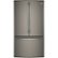 Front. GE - 28.7 Cu. Ft. French Door Refrigerator with LED Lighting - Slate.