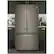 Alt View 11. GE - 28.7 Cu. Ft. French Door Refrigerator with LED Lighting - Fingerprint resistant slate.