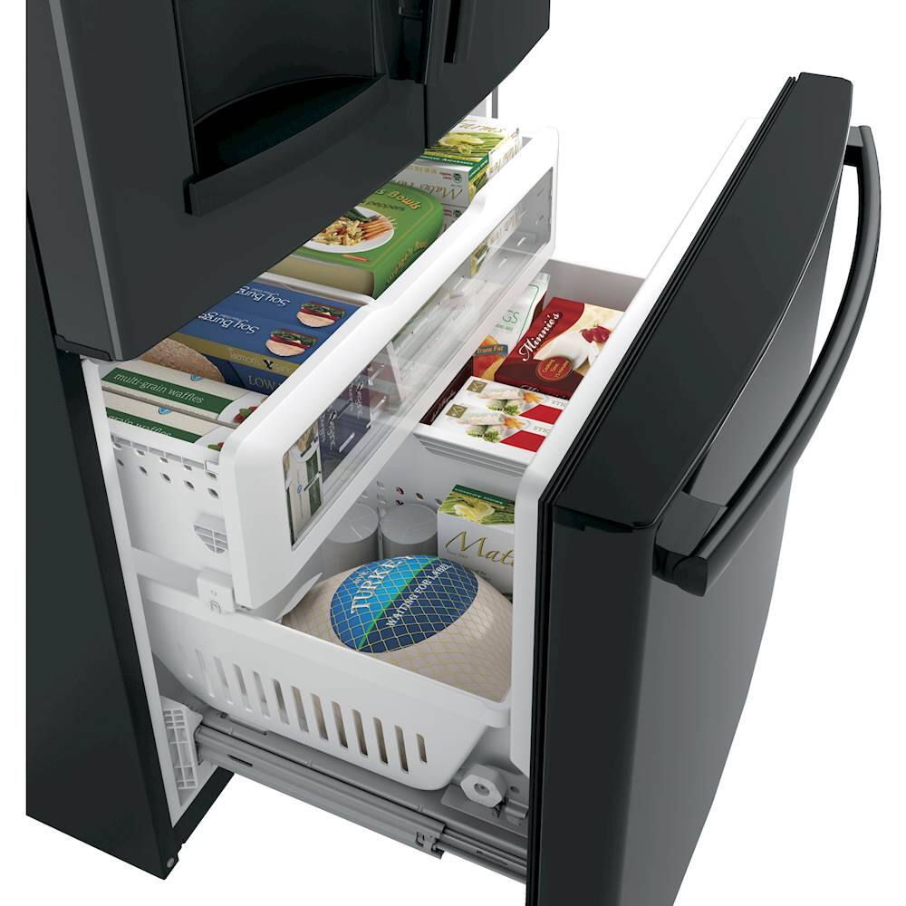 Alt View 11. GE - 27.8 Cu. Ft. French Door Refrigerator.