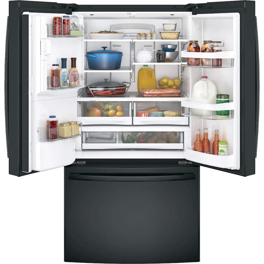Alt View 1. GE - 27.8 Cu. Ft. French Door Refrigerator.