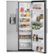 Alt View Zoom 1. Café Series 22.1 Cu. Ft. Side-by-Side Counter-Depth Refrigerator - Stainless steel.