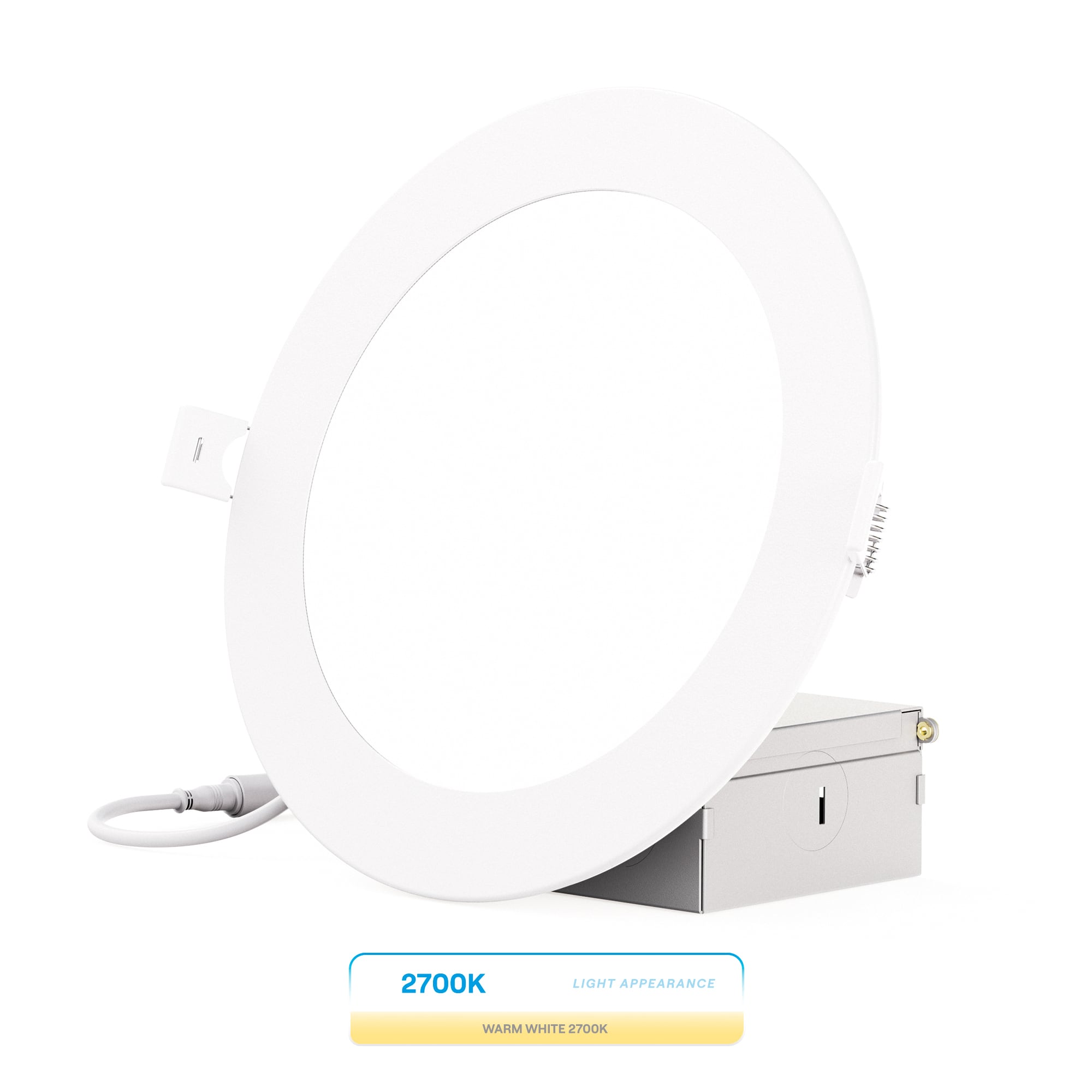 Infibrite - 6-Inch Soft White Recessed LED Downlight, 12W, 1050 Lumens, Triac Dimming, Wet Rated - 2700K