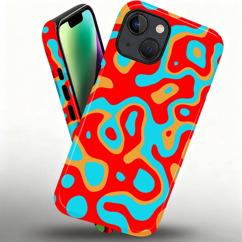 Alt View 1. BUBM - Smartphone Case for iPhone - 2-Layer Durable Smartphone Protection Case - Liquid Terrain2 - Liquid Terrain2 for iPhone 15.