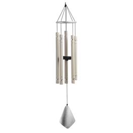 FC Design - 36" Long Grey Tuned Traditional Wind Chime Outdoor Patio or Garden Hanging Decoration - Multi-Color