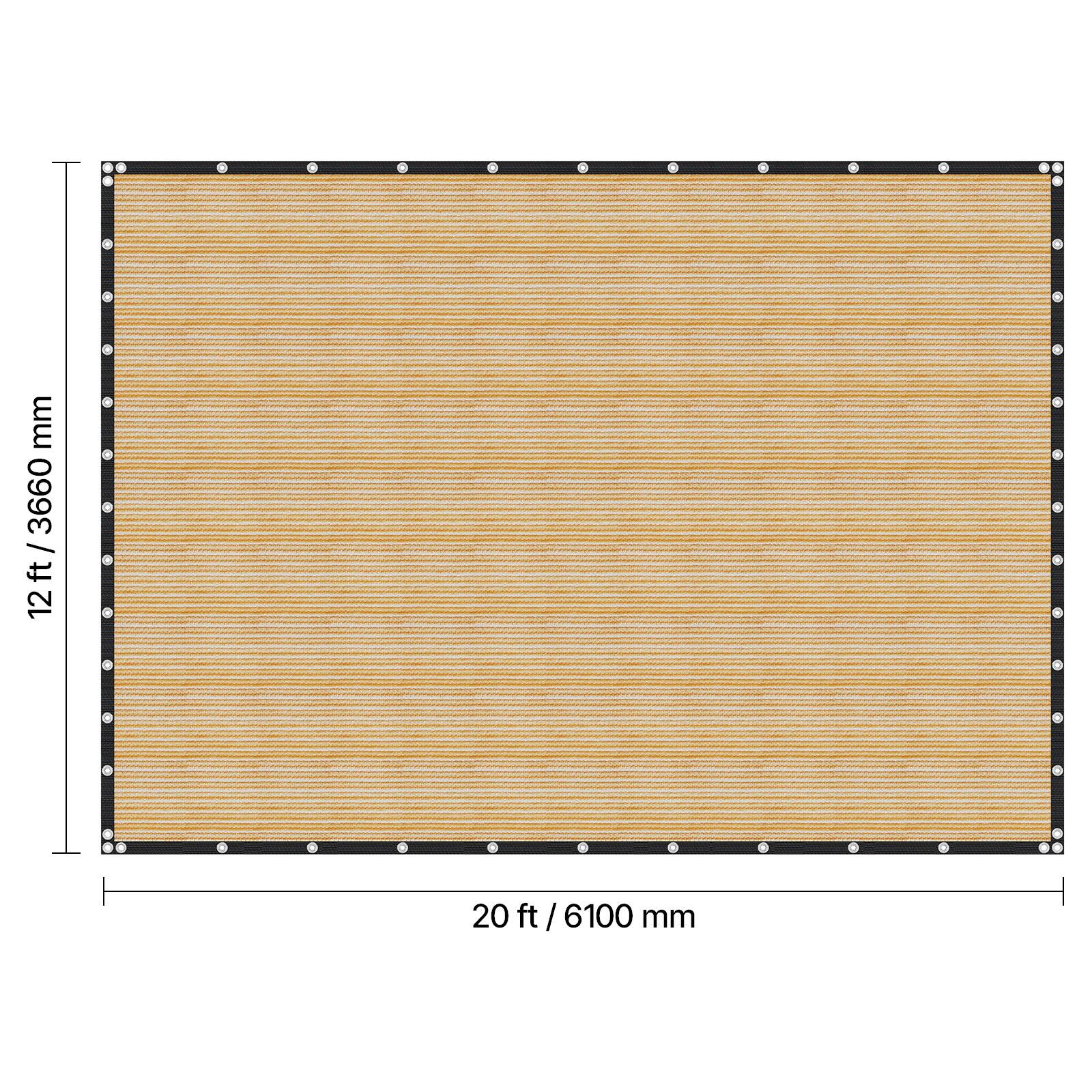 12 ft / 3660 mm  
20 ft / 6100 mm