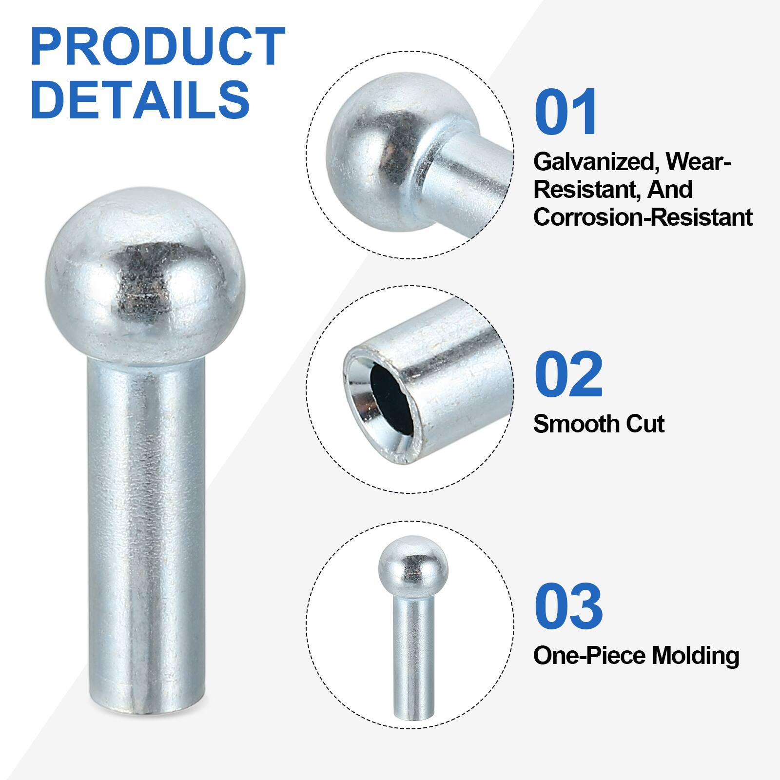 PRODUCT DETAILS

01 Galvanized, Wear-Resistant, And Corrosion-Resistant

02 Smooth Cut

03 One-Piece Molding