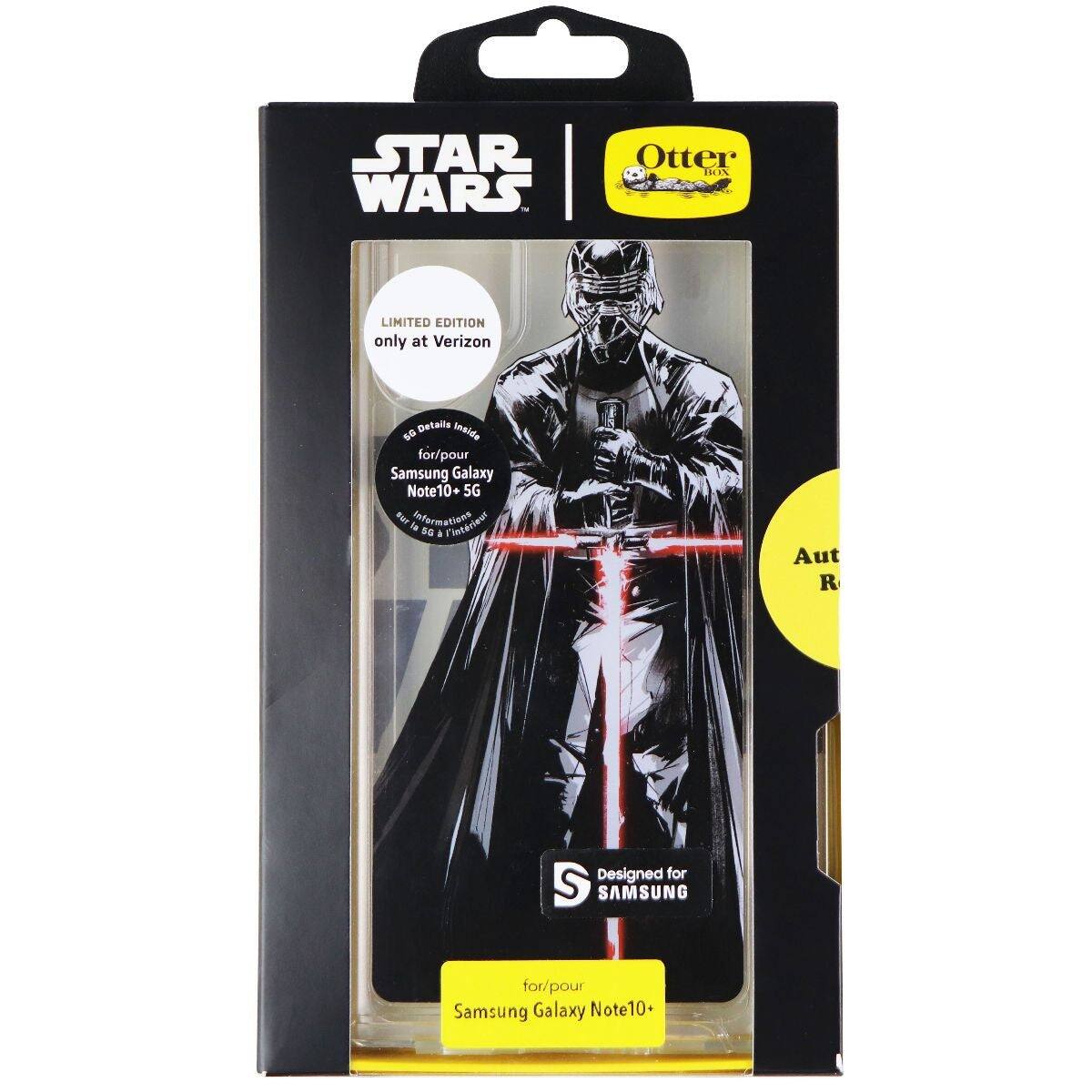STAR WARS Otter Tis LIMITED EDITION only at Verizon Delaile Inside n for/pour Samsung Galaxy Note10+ 5G t informations Pintrieut la sG . Aut R Designed for S SAMSUNG for for/pour Samsung Galaxy Note10+