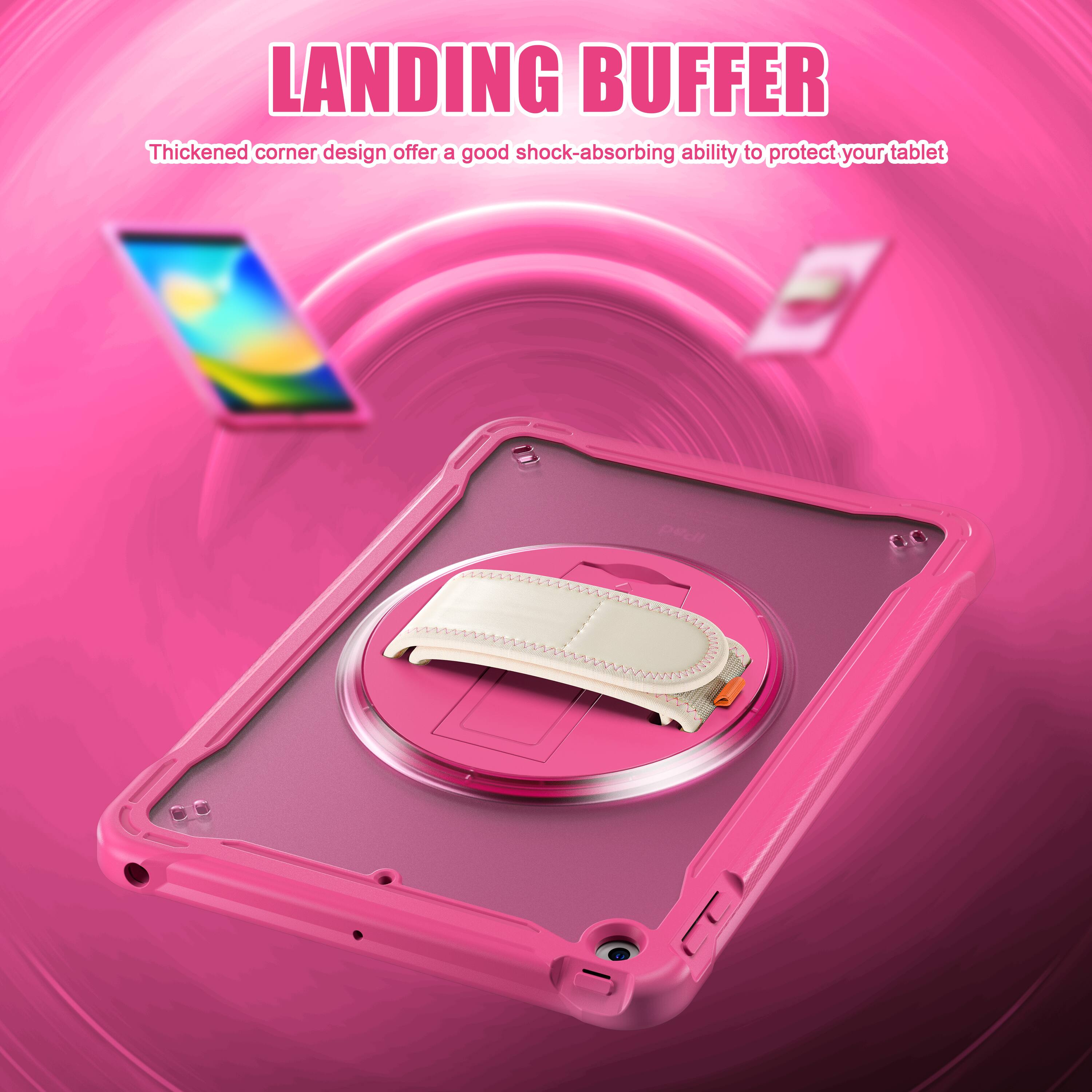 LANDING BUFFER

Thickened corner design offers a good shock-absorbing ability to protect your tablet