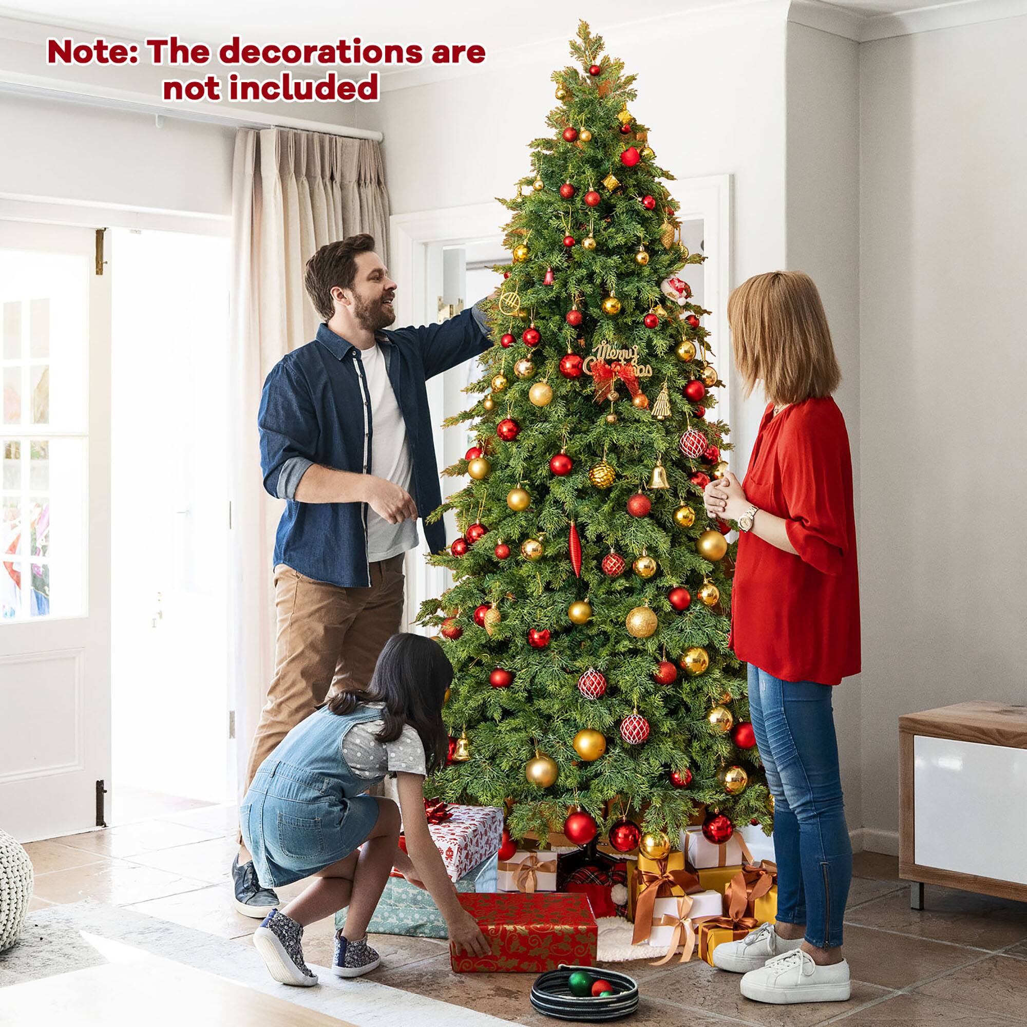 Note: The decorations are not included