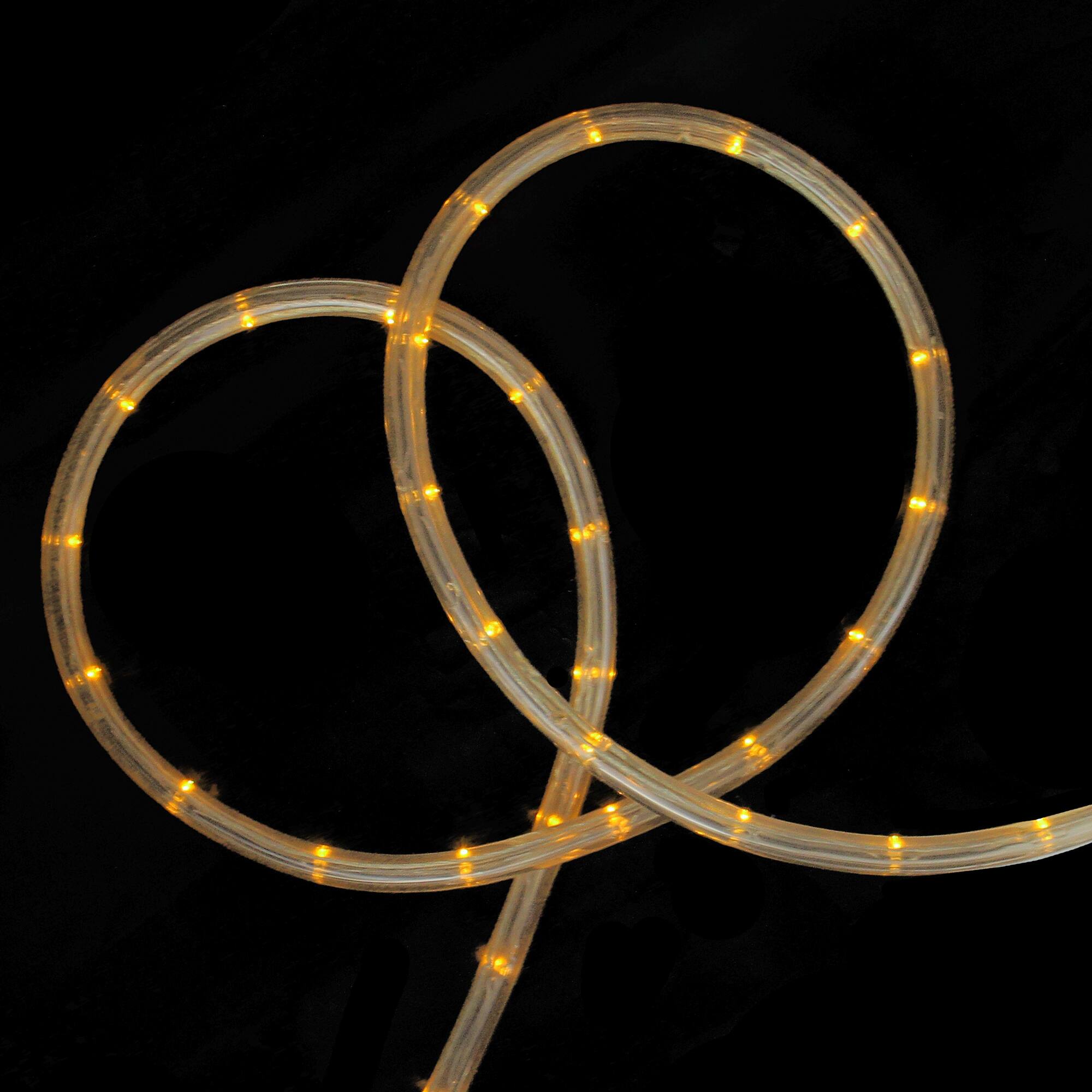 Alt View 1. Northlight - LED Commercial Grade Outdoor Christmas Spool Rope Lights - Yellow - 150' Clear Wire - Yellow.