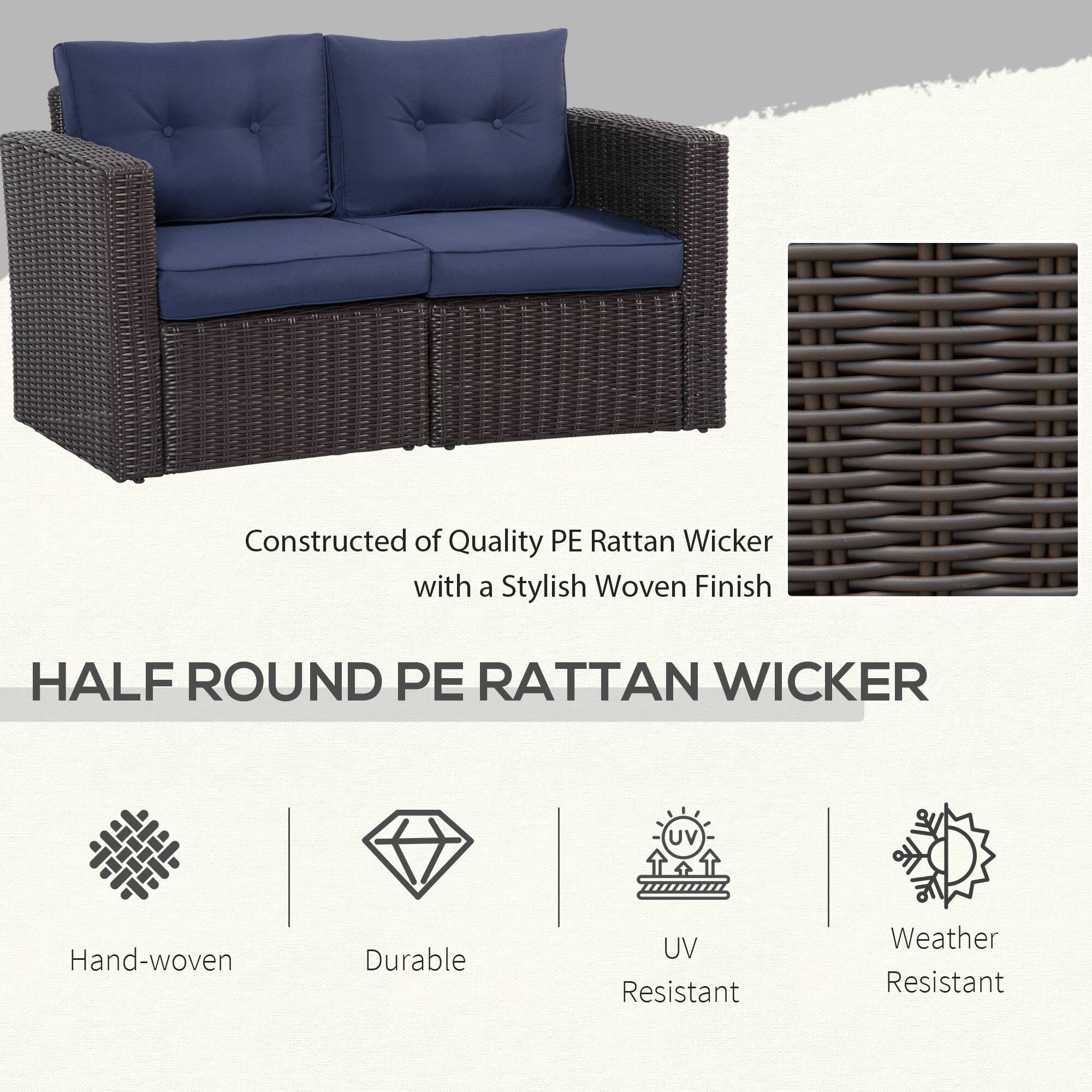 Constructed of Quality PE Rattan Wicker with a Stylish Woven Finish

HALF ROUND PE RATTAN WICKER

- Hand-woven
- Durable
- UV Resistant
- Weather Resistant