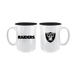 The Memory Company - Las Vegas Raiders 2-Pack 15oz. Iridescent Ceramic Mug Set - Multicolor