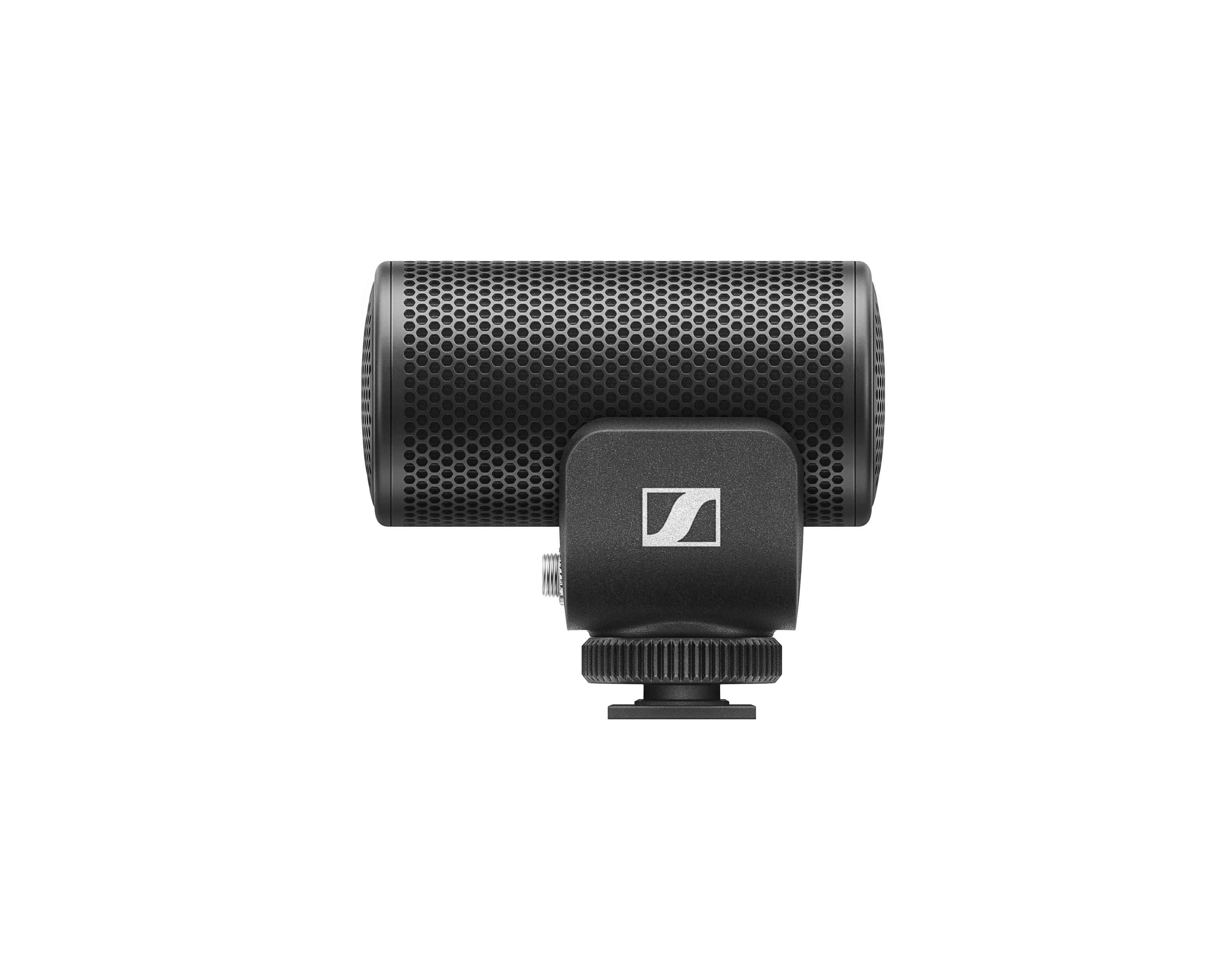 Front. Sennheiser - MKE 200 Condenser Microphone for Cameras and Mobile Devices - Black.