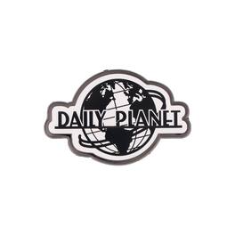 SalesOne LLC - DC Studios Superman Daily Planet Black-and-White Logo Enamel Pin - Multi-Colored