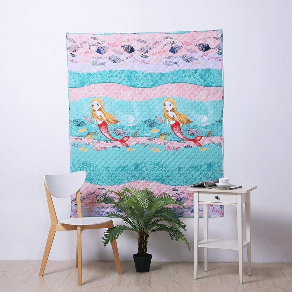 Alt View 1. Greenland Home Fashions - Greenland Home Fashion Mermaid Accessory Throw Blanket - Multi 50x60" - Multi.