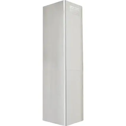 Front. Windster Hoods - Long duct cover - Stainless Steel.