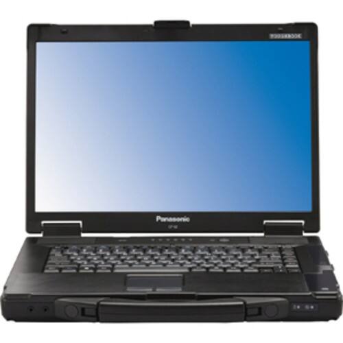 Front Standard. Panasonic - 15.4" Toughbook Notebook - 4 GB Memory - 320 GB Hard Drive.