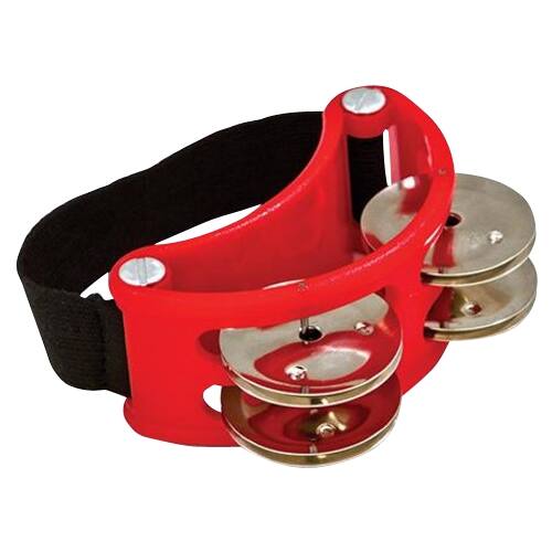 Angle. LP - Foot Tambourine - Red.