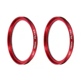Unique Bargains - 43mm Ultra Slim Lens Filter 2pcs, Multi Coating Aluminum Circular Screw-in Protection for Photography