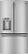 Front Standard. GE - 28.6 Cu. Ft. French Door Refrigerator with Thru-the-Door Ice and Water - Stainless-Steel.