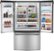 Alt View Standard 1. GE - 28.6 Cu. Ft. French Door Refrigerator with Thru-the-Door Ice and Water - Stainless-Steel.